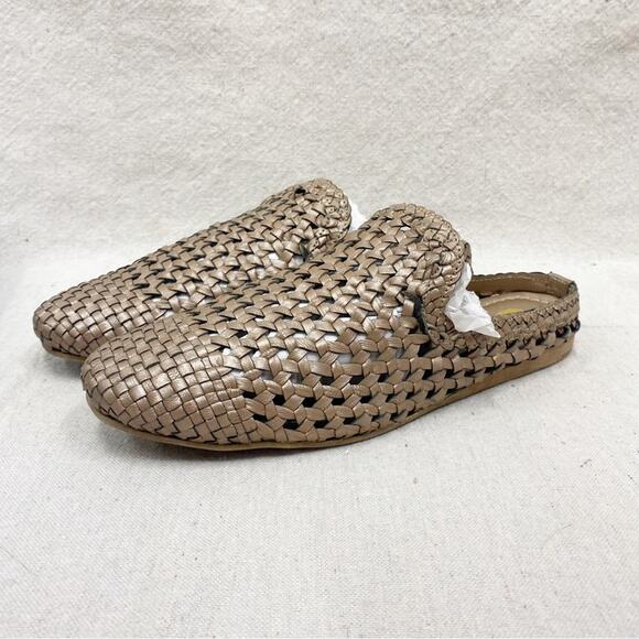 Sbicca Vintage Collection Iota metallic bronze woven leather mules NIB Size 9 - Picture 5 of 15